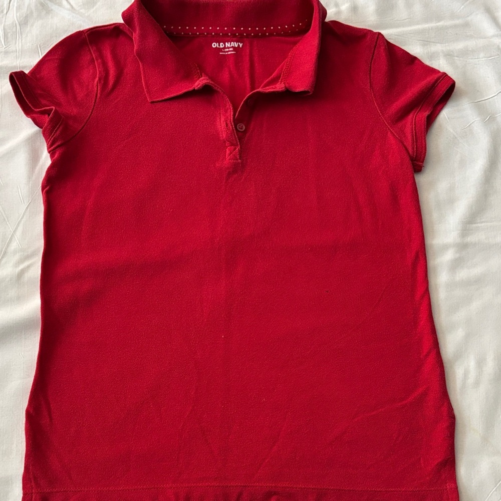 Old Navy Kids Bright Red Polo
